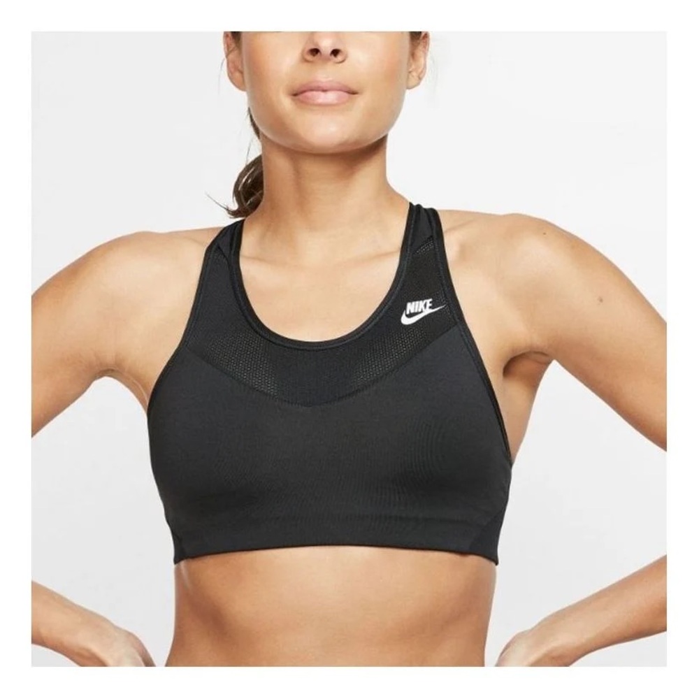 Nike Women's‎ Windrunner Black Sports Bra Mesh Size Large